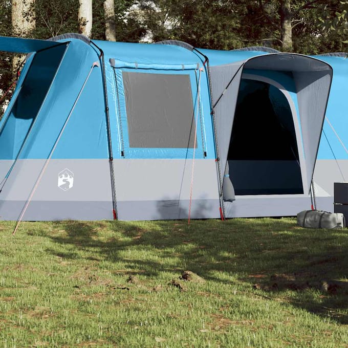 Vidaxl Kampeertent, Tunneltent, 4 Pers., Blauw, Waterdicht