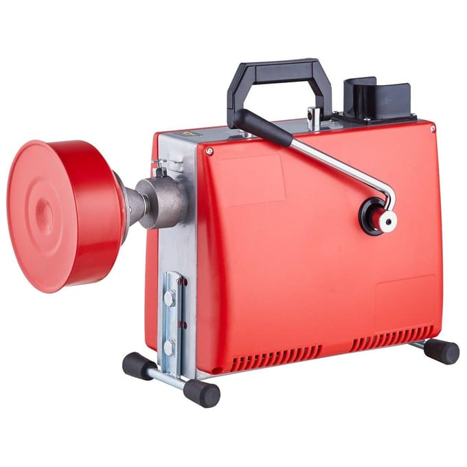 Machine de Curage de Canalisations 66FT x 5/8  250W Serpent d'Égout Augur Alimentation Manuelle