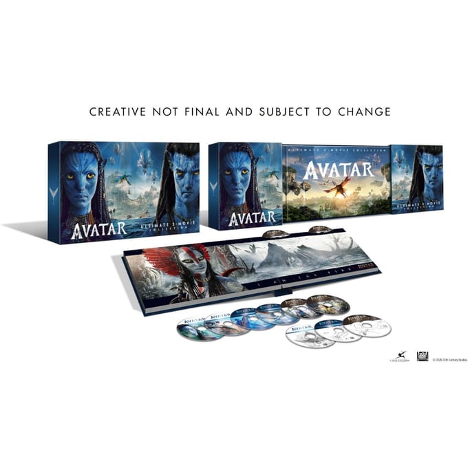Avatar Ultimate 3 Movie Collection - 4K UHD + blu-ray - Limited Edition - Import
