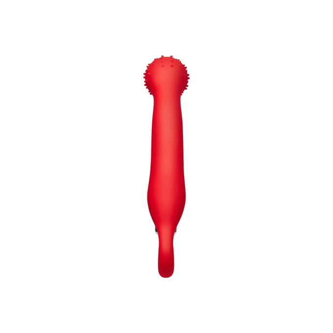 G-Spot siliconen vibrator met noppen, 18 cm