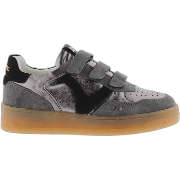 Victoria® Dames Sneakers - Grijs - Leer,Suéde - Maat 37