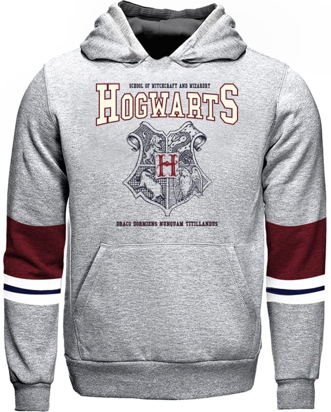 Harry Potter - Hogwarts Crest Sweatshirt Grijs - M