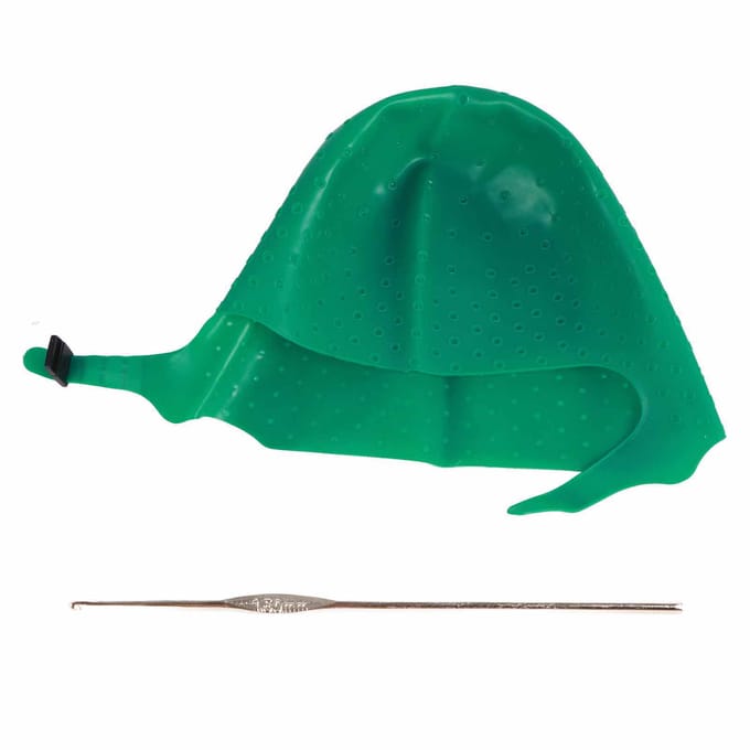 Chapeau de coloration et de mise en valeur des cheveux en silicone réutilisable, outil de teinture des cheveux pour salon de beauté, vert vert