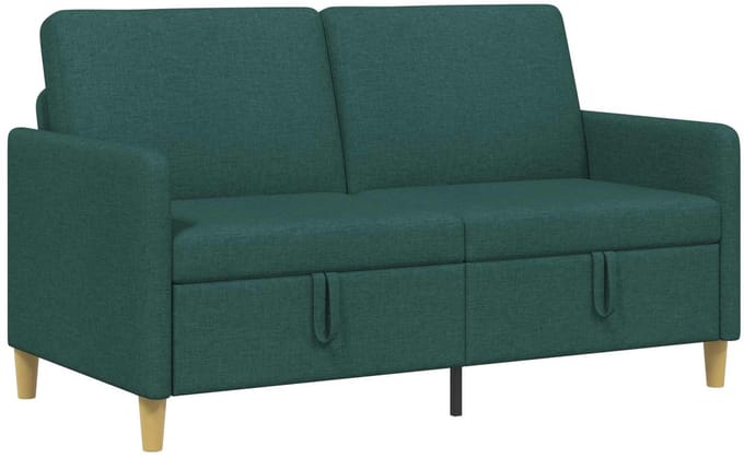 vidaXL - Sofa - met - Opbergruimte - Donkergroen - 152 - x - 78 - x - 87 - cm - Polyester