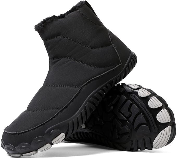 DOTALES - WarmStep barefoot schoenen Zwart 38
