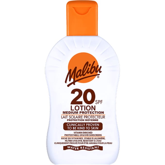 Malibu SPF 20 Medium Bescherming Waterbestendige ZonnecrÃ¨me - 200 ml