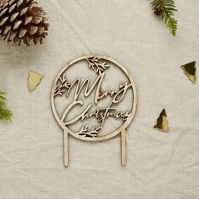 'Merry Christmas' - Hout
