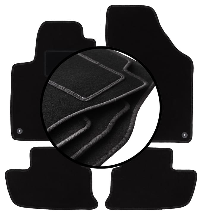 Complete set veloursmatten voor: Peugeot RCZ coupé (2010-2015)