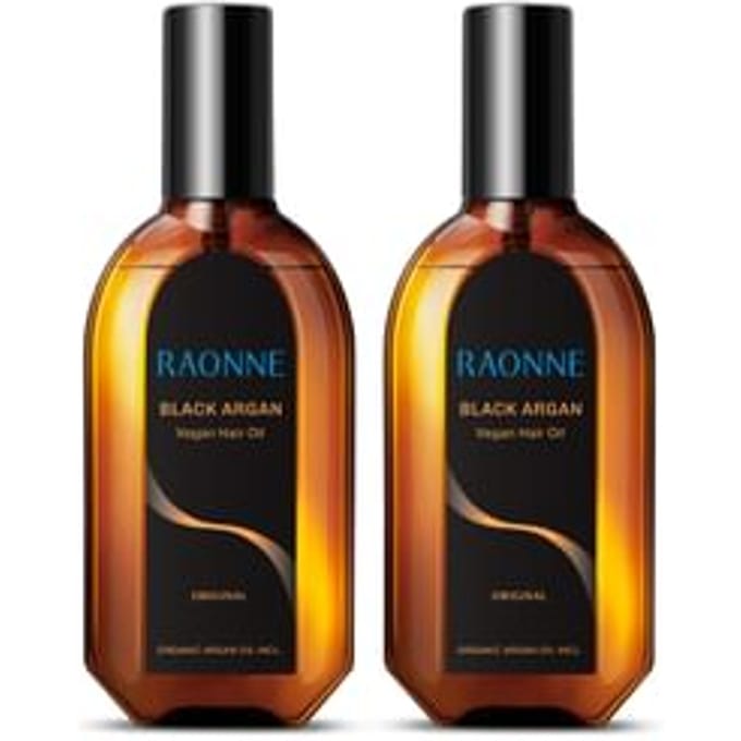 RAONNE - Black Argan Vegan Hair Oil Duo Set 100ml x 2 pcs