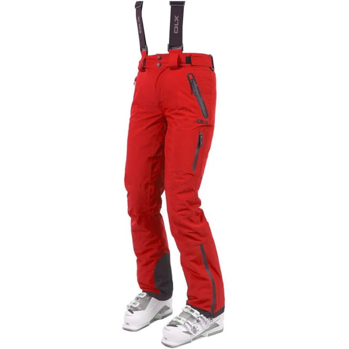 Trespass Dames/Dames Marisol II DLX Waterdichte Skibroek (Rood)