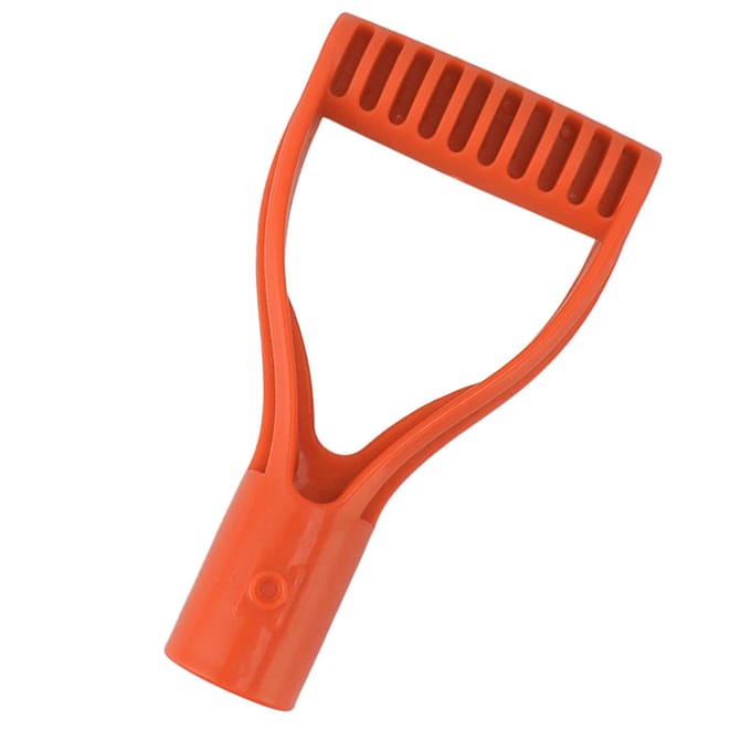 Spade Handle Plastic 32mm Inner Diameter D Grip Handle Shovel Handle Replacement for Snow Shovel noir