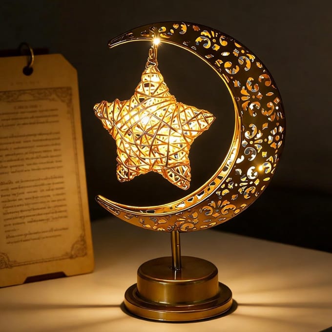 CLVP® Maanlamp - Nachtlamp - Maan Lampje - Taffellamp LED