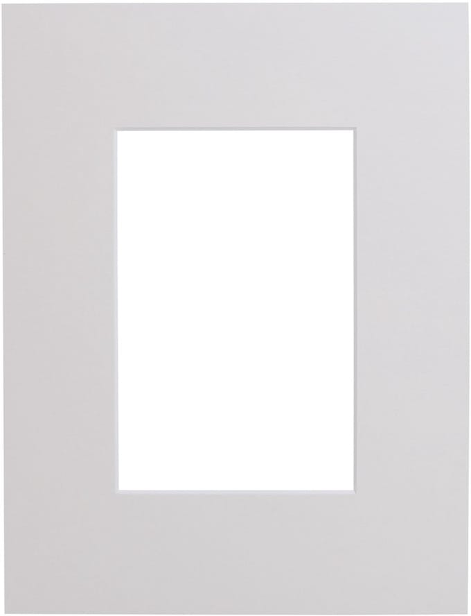 Passe-partouts 225 Zeer Wit 24x30cm met 14x19cm uitsnede (5 stuks)