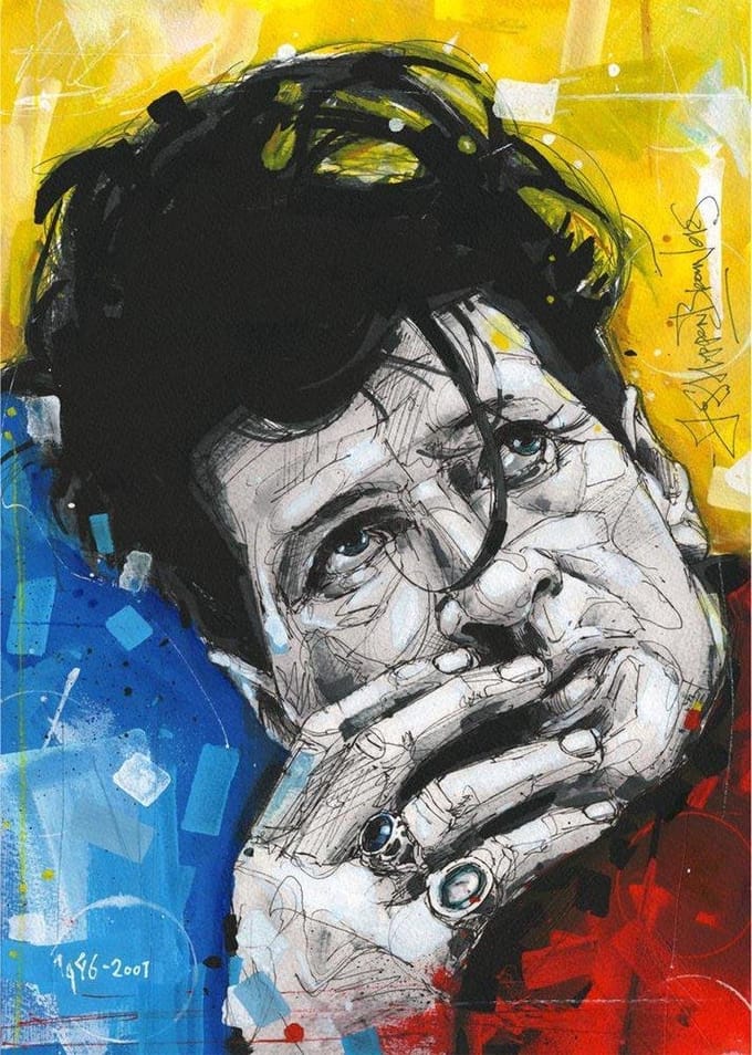 Herman Brood - 50 X 70 cm - Canvas