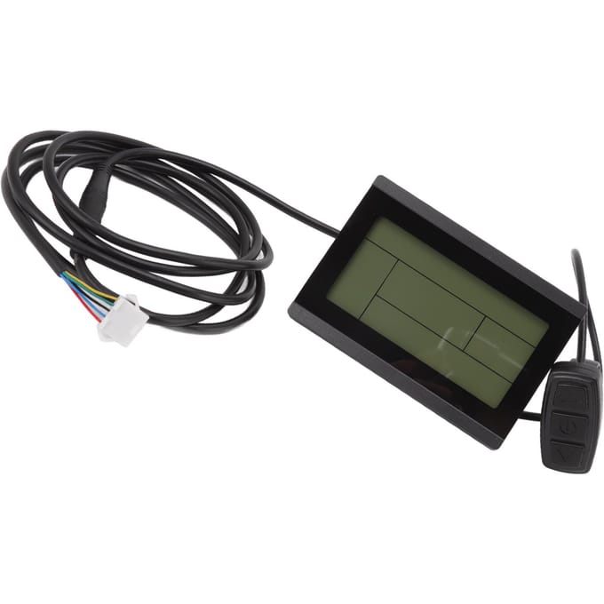 Elektrische Fiets Display Meter 5 Pin Waterdichte Connector Fiets LCD Display Bedieningspaneel voor KT gray