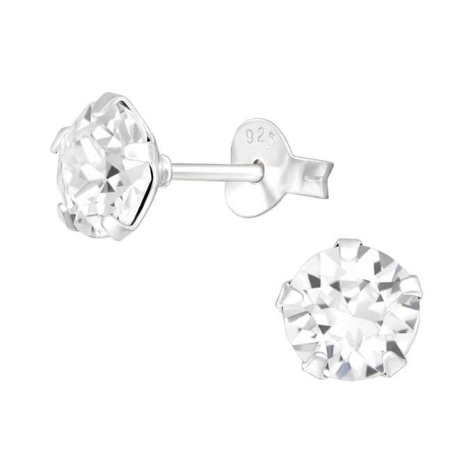 Montebello Oorbellen Edona - 925 Zilver E-Coating - Ø6mm