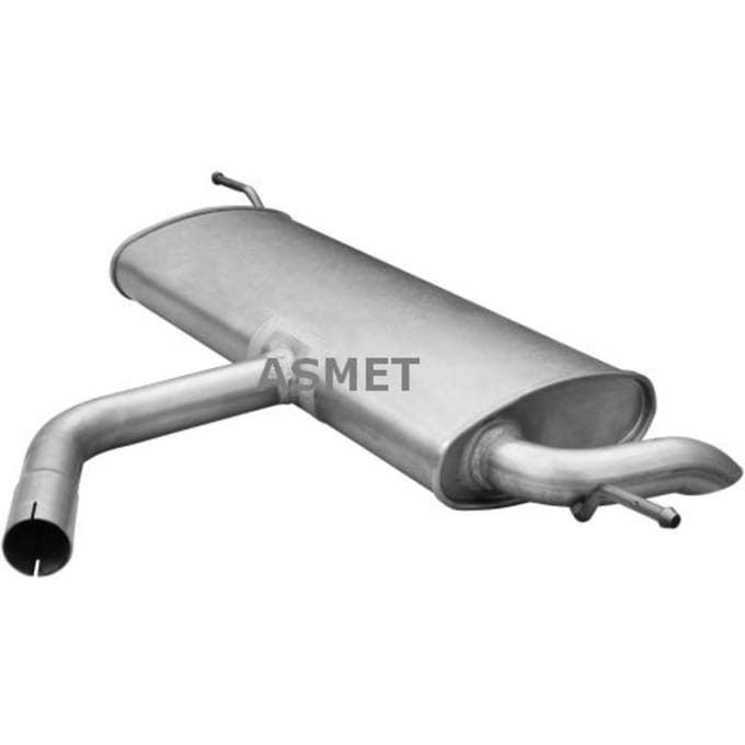 Geluiddemper achter ASMET 03.117