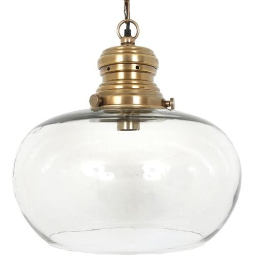KS Verlichting Hanglamp Hayley L Antiek Messing