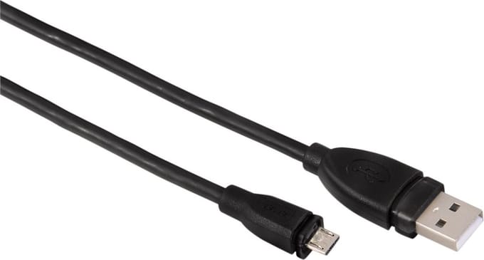 Hama USB kabel A - micro B connector, 0.25 m