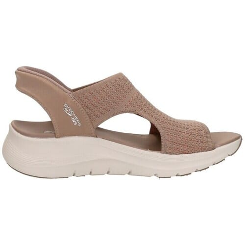 Skechers Slip-Ins: Arch Fit 2.0 Sandal Sandalen Plat - middel bruin - Maat 38