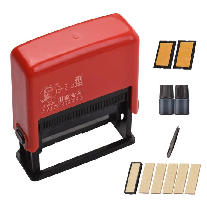 Draagbare Handheld Codeermachine Handmatige Datumstempelprinter Inkt Datumdruk voor Voedsel Plastic Zak Character Height 2.5mm black