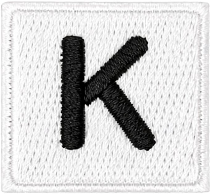 Fjesta© Oeteldonk embleem - Scrabble stijl letter K