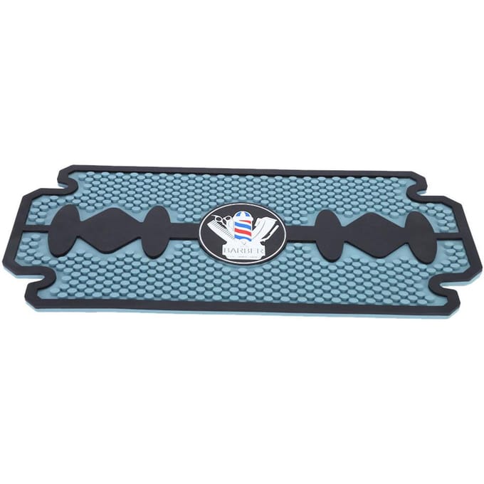Coussinet Antidérapant en Silicone PU Gel Coussin Outils de Coiffeur Coussin Salon de Coiffure Barbier gray