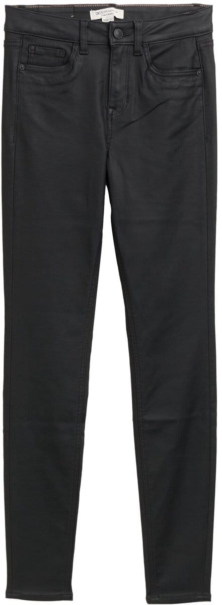 Tom Tailor Denim - Coated TTNELA SKINNY jeans - Maat 29/32 - coated black denim