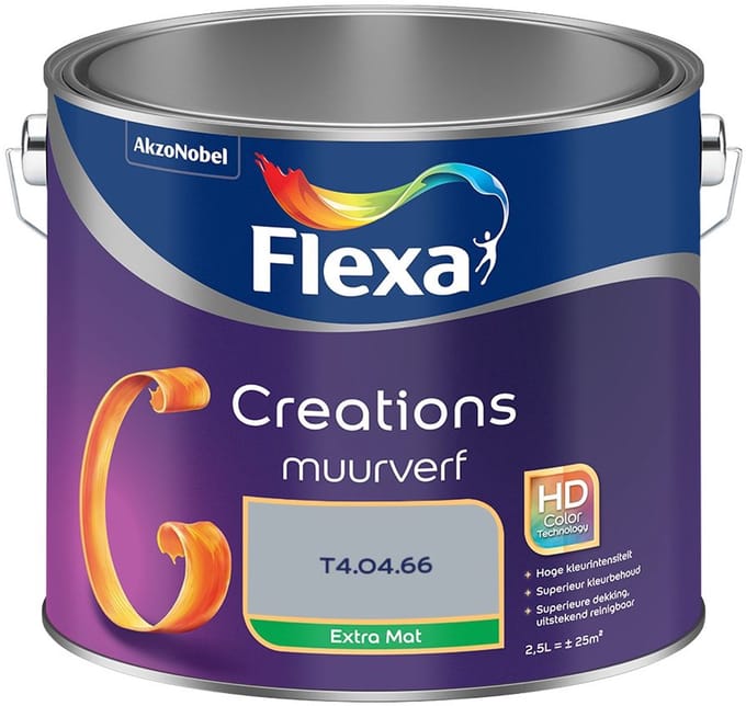 Flexa - Creations Muurverf Extra Mat - T4.04.66 - Mengverf - 2,5 L