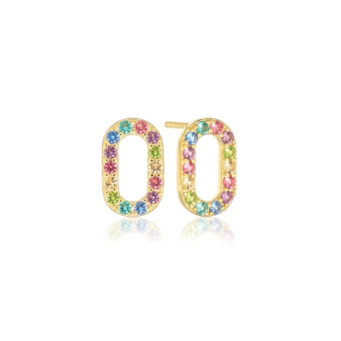 SIF JAKOBS JEWELLERY CAPIZZI EARRINGS SJ-E42208-XCZ-YG.