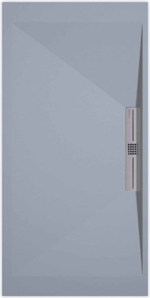 Sanifun douchebak Stone Side Gray Smooth 900 x 700 S