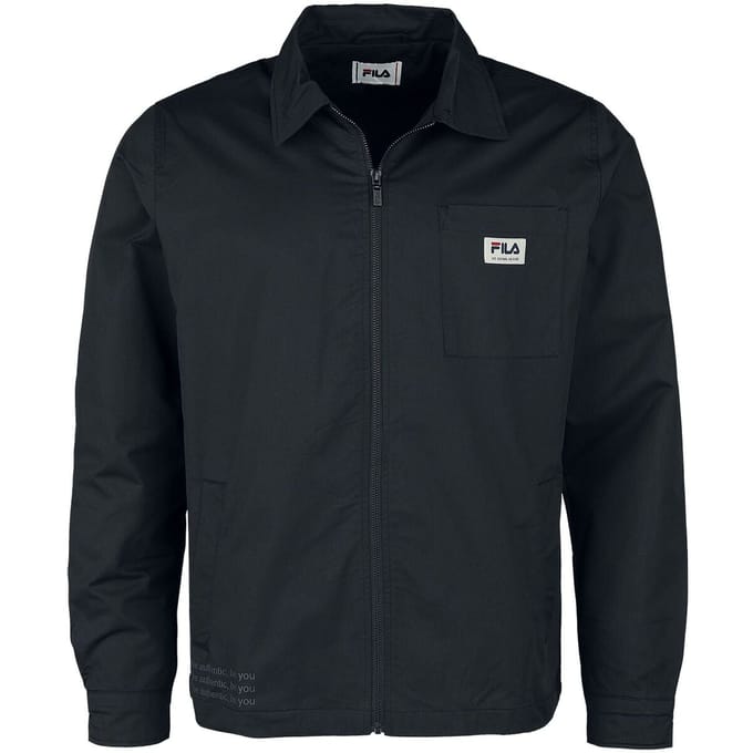 Fila Tussenseizoensjas - TERMOLI Coach Jacket - S tot M - voor Mannen - zwart