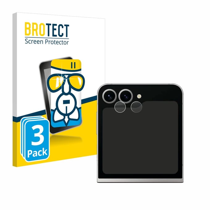 Screenprotector 3 Stuks voor Samsung Galaxy Z Flip 6 (ALLEEN Camera Lens) Beschermglas transparant
