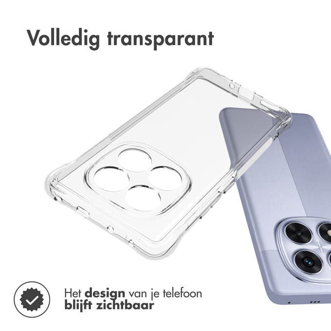 Accezz Hoesje - Geschikt voor Xiaomi Poco X7 - Clear Backcover - Transparant