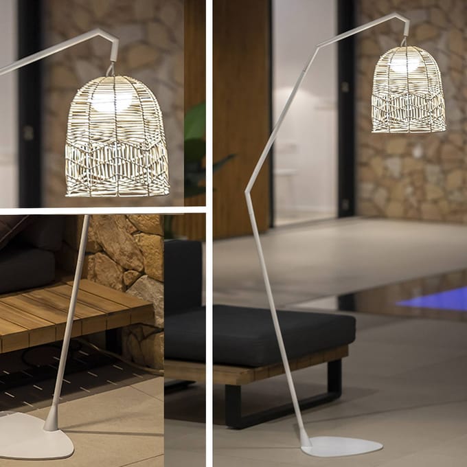 Newgarden Santorini LED vloerlamp, binnen/buiten