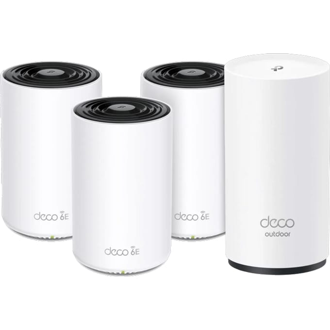 TP-Link Deco XE75 Pro 3-pack + Deco X50 Outdoor