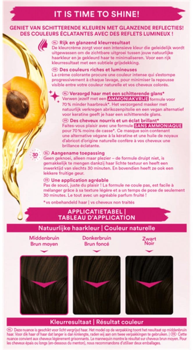 3x Palette Perfect Gloss 3-0 Zwart Bruin
