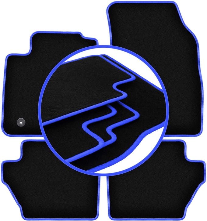 CARLUX-BLUE automatten voor: Ford Fiesta MK7 hatchback (2011-2017)