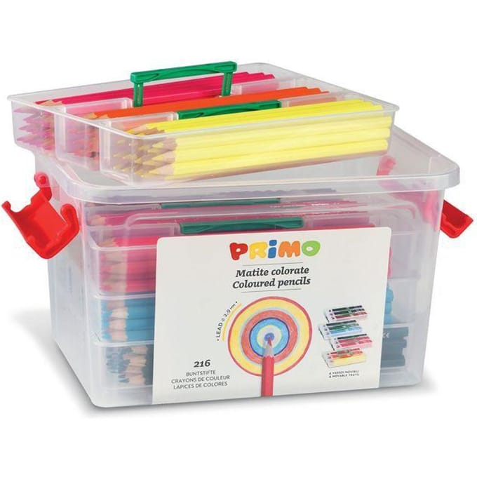 Crayons de coloriage - PRIMO - P507MAT216 - 3 ans et plus - Mixte - Grande variété de couleurs schoon