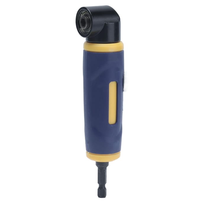 Haakse Booradapter 90 Graden Geel Blauw Booropzetstuk Verlengstuk Schroevendraaier