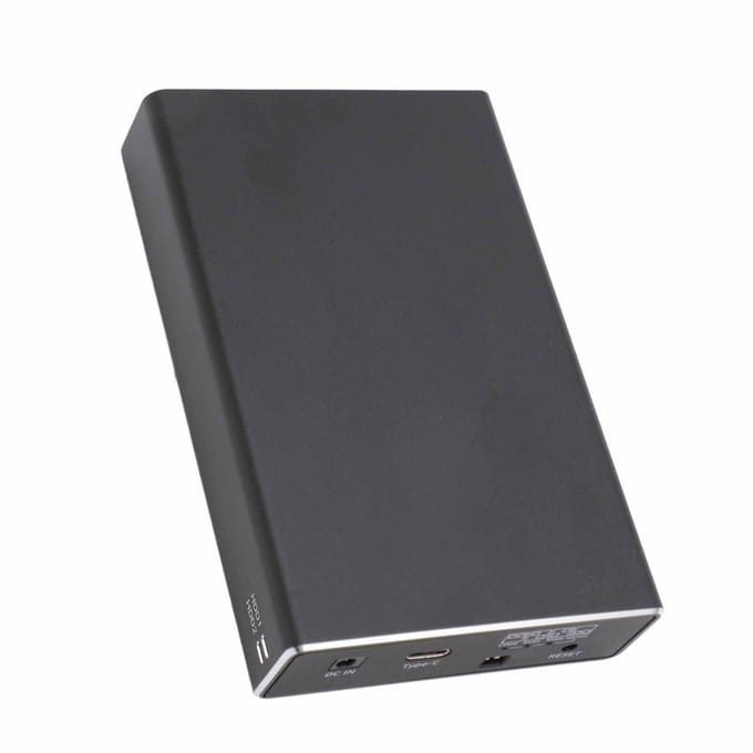Dubbele Bay Externe Harde Schijf RAID Behuizing USB C 10Gbps 2,5 Inch Dubbele Bay HDD Behuizing voor 2,5 black