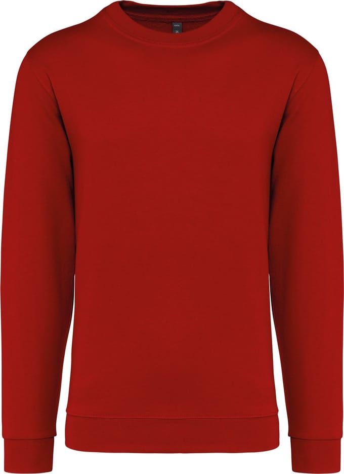 Sweater 'Crew Neck Sweatshirt' Kariban Collectie Basic+ M - Cherry Red