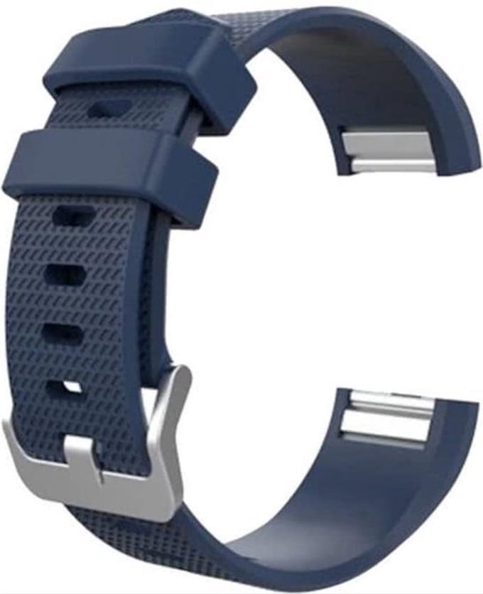 *** Horlogebandje maat S - Geschikt voor Fitbit Charge 2 - Gespsluiting - Siliconen - van Heble® ***