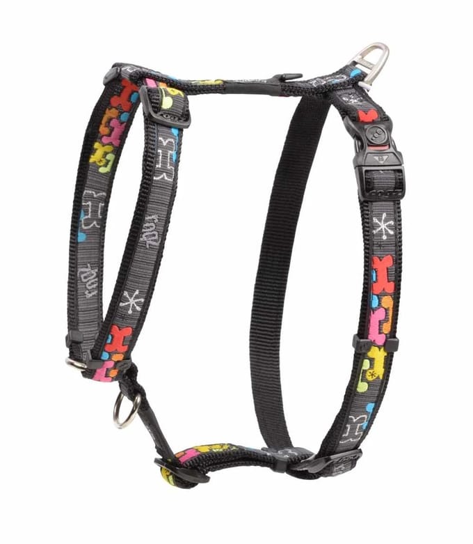 Rogz Hondentuig Fancy Dress Multi Bone Maat XL