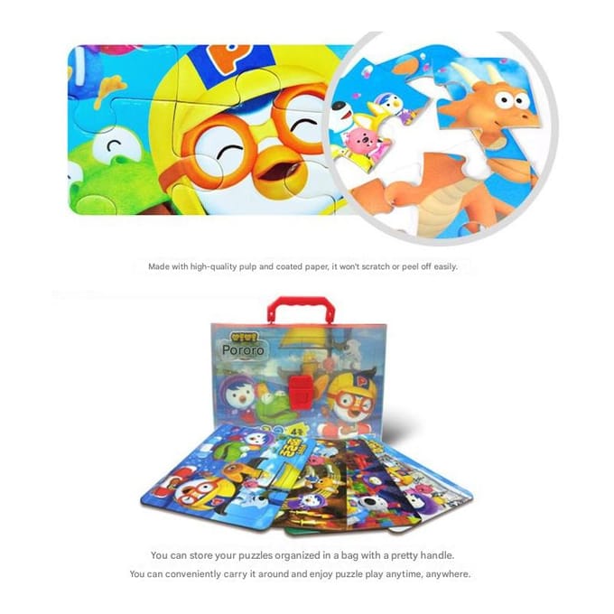 Pororo NIEUW Draag Puzzel Set 2 Soorten (3 opties) # 02