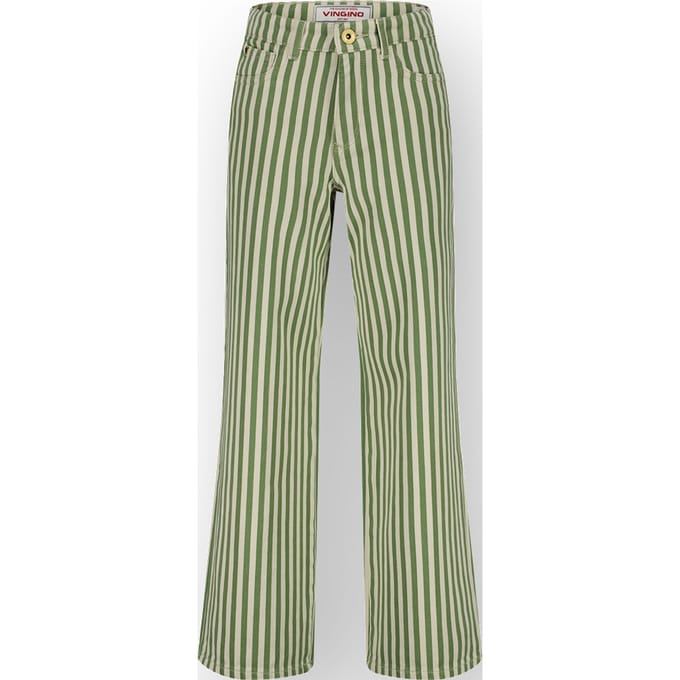 Extra Wide Leg Jeans Cassie Stripe