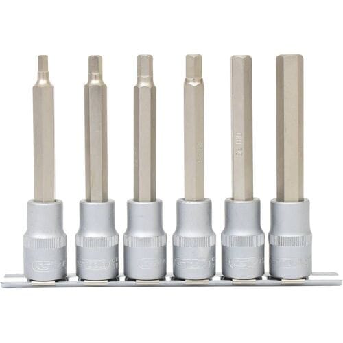 KS TOOLS 1/2" Bit-Dopsleutelset Binnenzeskant lang 6-delig - 911.1336