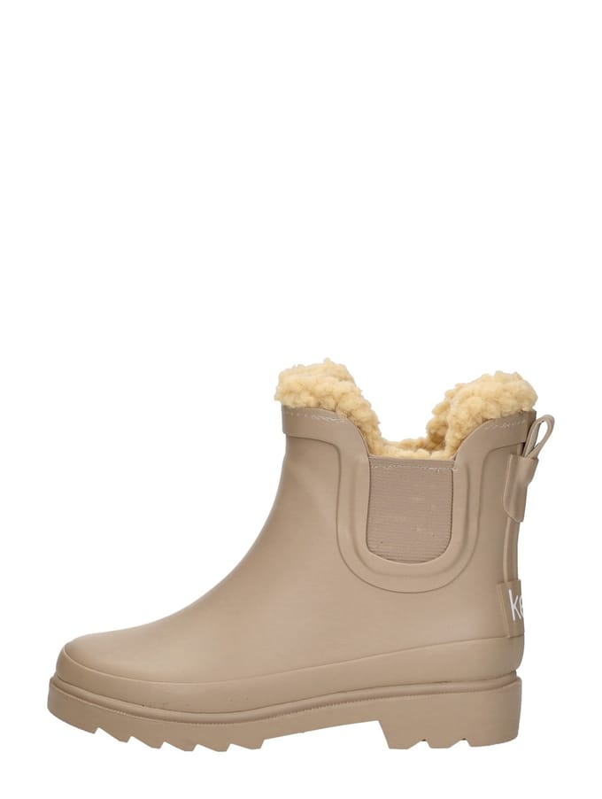 KEQ Chelsea Rainboots Fur Kinderlaarzen - Beige - Maat 33/34