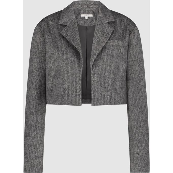 Circle of Trust Laura Blazer Herringbone Grey Größe: M | Blazer Outlet | Damen | Grau
