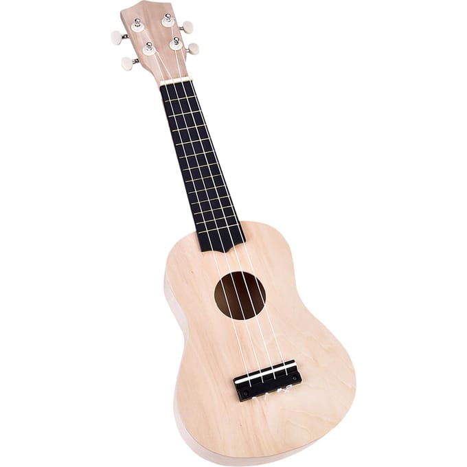 21 inch Lindehout 4-snarige Ukelele DIY Kit Instrumentaccessoire beige